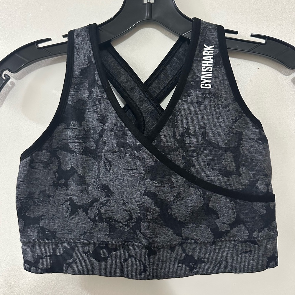 Gymshark Sports Bra Womens Small Adapt Camo Seamless Wrap